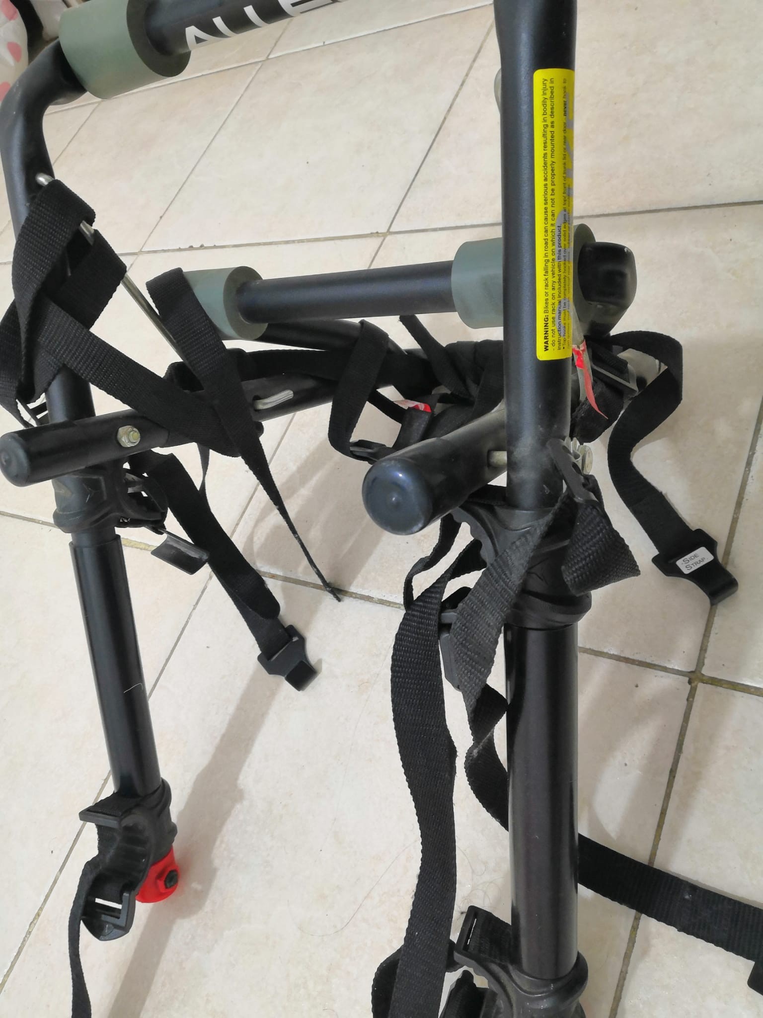 Car bicycle stand rarely used