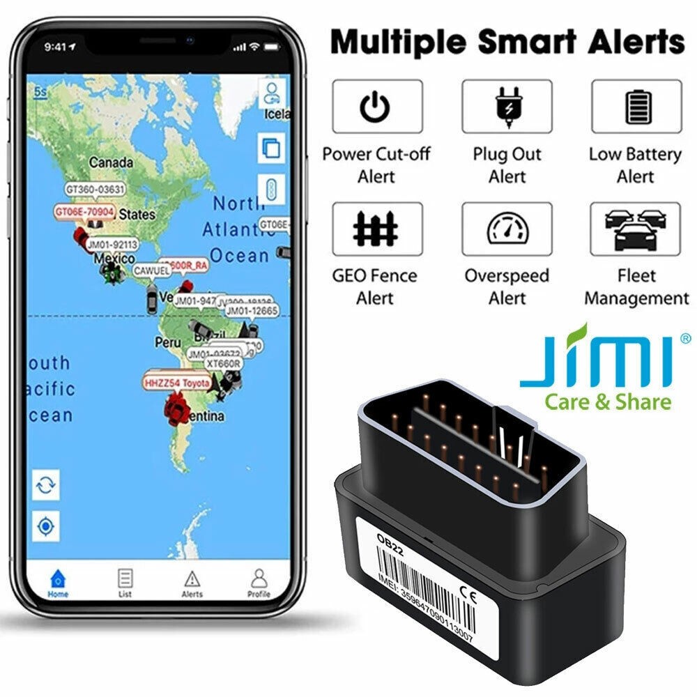Car GPS Tracker Live Jimi OB22 