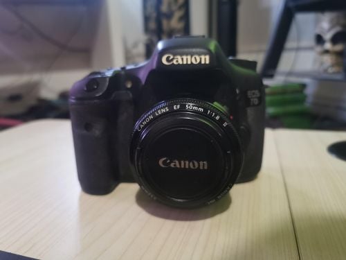 Canon 7D Mark II with 50mm f1. 8