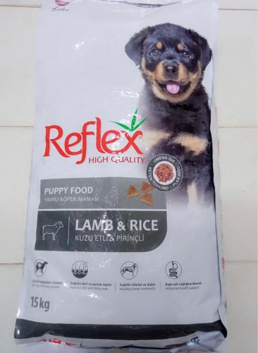 reflex dog food puppy 
