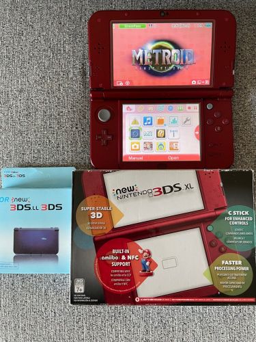 New Nintendo 3DS XL with charger