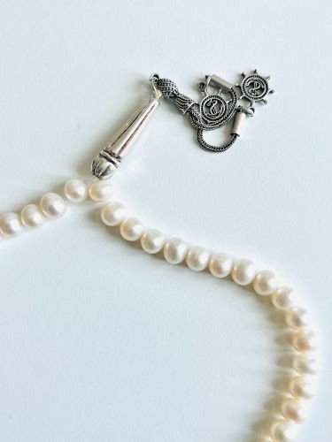 Sterling silver with pearls