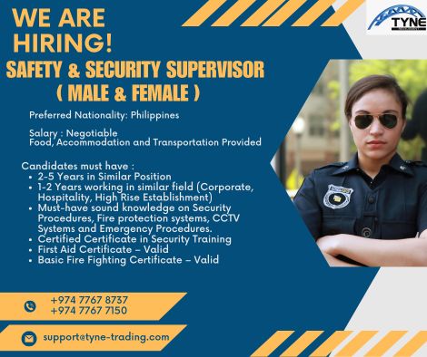 SAFETY AND SECURITY SUPERVISOR