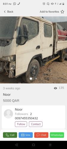 Mitsubishi canter scrap only part