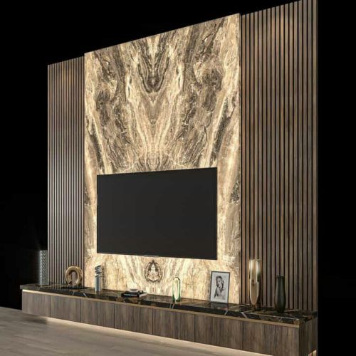television cupboard with marble