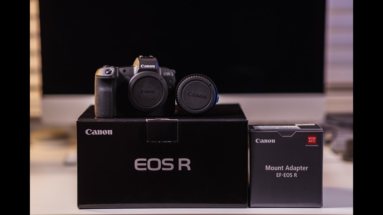 canon eos r with extra batterie
