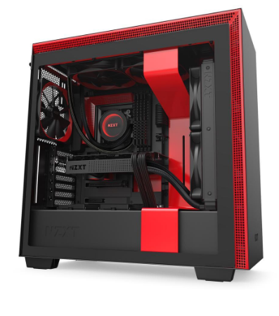 NZXT H710 MID TOWER CASE BLK RED