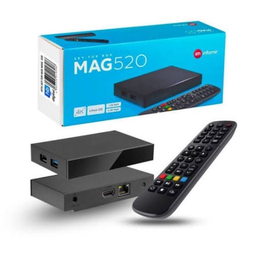 MAG 520 SET TOP BOX WITH 8K IPTV