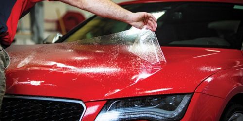 fixing protection film car
