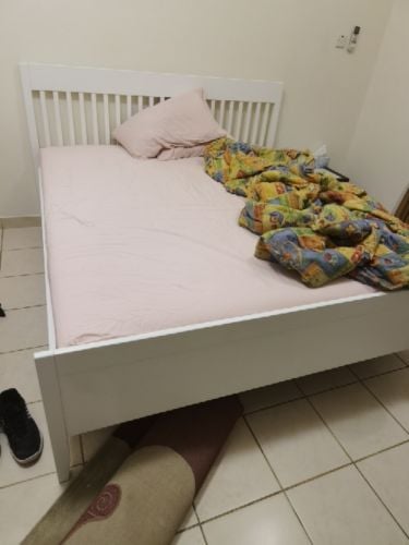 Bed and Mattress (Rarely used)