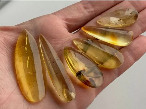 natural amber stone