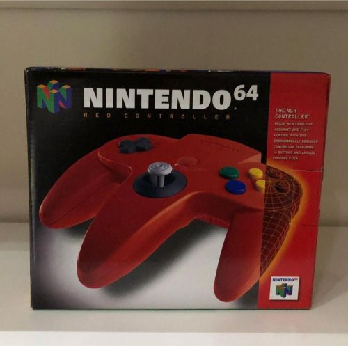 Nintendo 64 red controller 