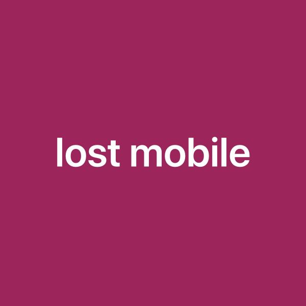 i lost my mobile at wakra beach